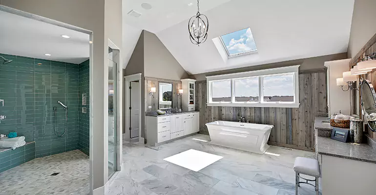 Guest Bathroom Flooring Remodel in Claremore