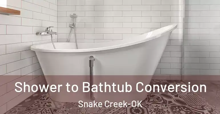 inner Bathroom imggen Shower to Bathtub Conversion Snake Creek-OK